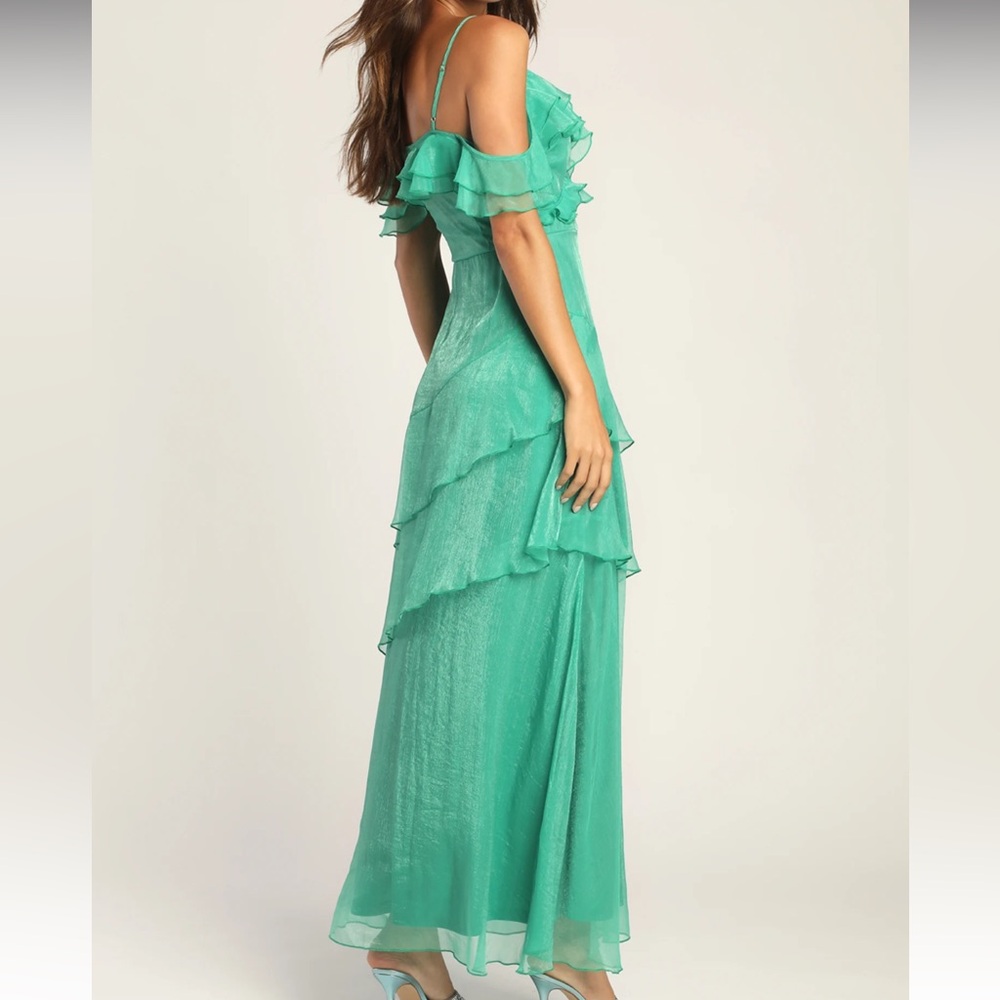 Lulus Radiant in Ruffles Maxi Dress - Picture 4 of 10